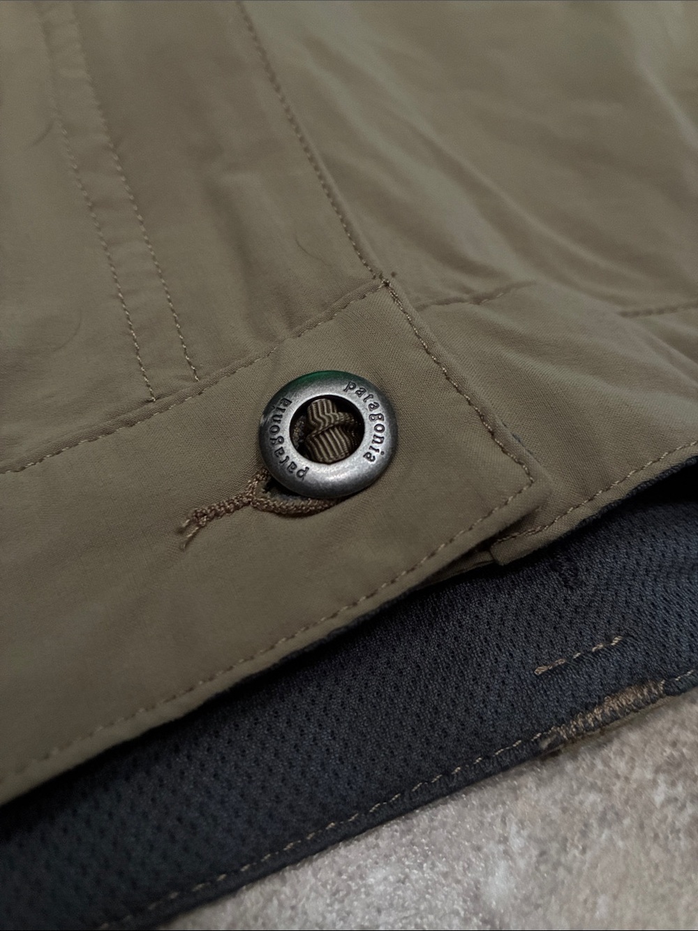 Patagonia Olive Men's Performance Hybrid Shorts - Picture 6 of 10
